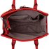 LS00336 - Black / Red Colour Block Tote Handbag
