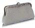 LSE0047 - White Beaded Crystal Clutch Bag