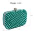 LSE00283 - Wholesale & B2B Emerald Beaded Pearl Rhinestone Clutch Bag Supplier & Manufacturer
