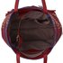 LS00324 - Burgundy Drawstring Bucket Bag with Stud Detail