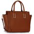 LS00338 - Brown Tote Bag With Long Strap