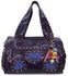 LS8501 - Purple Diamante Heart Shoulder Handbag