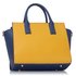 LS00338 - Blue / Yellow Tote Bag With Long Strap