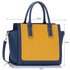 LS00338 - Blue / Yellow Tote Bag With Long Strap
