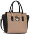 LS00353  - Black / Nude Tote Handbag