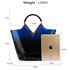 AG00379 - Wholesale & B2B Navy Two Tone Patent Bag Supplier & Manufacturer