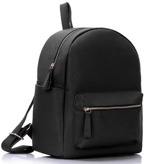 LS00186A  - Black Backpack Rucksack School Bag