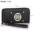 LSP1051 - Black Purse/Wallet with Metal Decoration