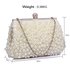 AGC00296 - Ivory Vintage Beads Pearls Crystals Evening Clutch Bag