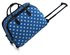 LS00309 - Blue Light Travel Holdall Trolley Luggage With Wheels - CABIN APPROVED