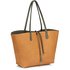 LS00393 - Reversible Grey / Nude Large Tote Bag - Fits laptops up to 15.4''