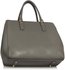 LS00349  - Wholesale & B2B Grey Tote Handbag Supplier & Manufacturer