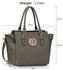 LS00353  - Wholesale & B2B Grey Tote Handbag Supplier & Manufacturer