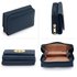 AGP1052A - Navy Purse/Wallet with Metal Decoration