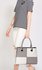 LS00153M - Grey /White Fashion Tote Handbag