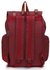 LS00443  - Burgundy Backpack Rucksack School Bag