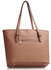 LS00362 - Nude Tote Bag With Metal Accessories
