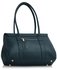 LS00457 - Luxury Navy Satchel Grab Shoulder Handbag