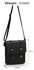 LS00470 - Black Shoulder Cross Body Bag