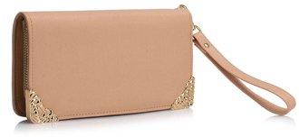LSP1072 - Nude Purse/Wallet with Metal Decoration
