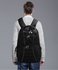 LS00444  - Black Backpack Rucksack School Bag