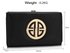 LSP1063 - Black Purse/Wallet with Metal Decoration