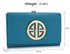 LSP1063 - Teal Purse/Wallet with Metal Decoration