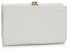 LSP1063 - White Purse/Wallet with Metal Decoration
