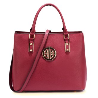 AG00472  - Burgundy Tote Handbag
