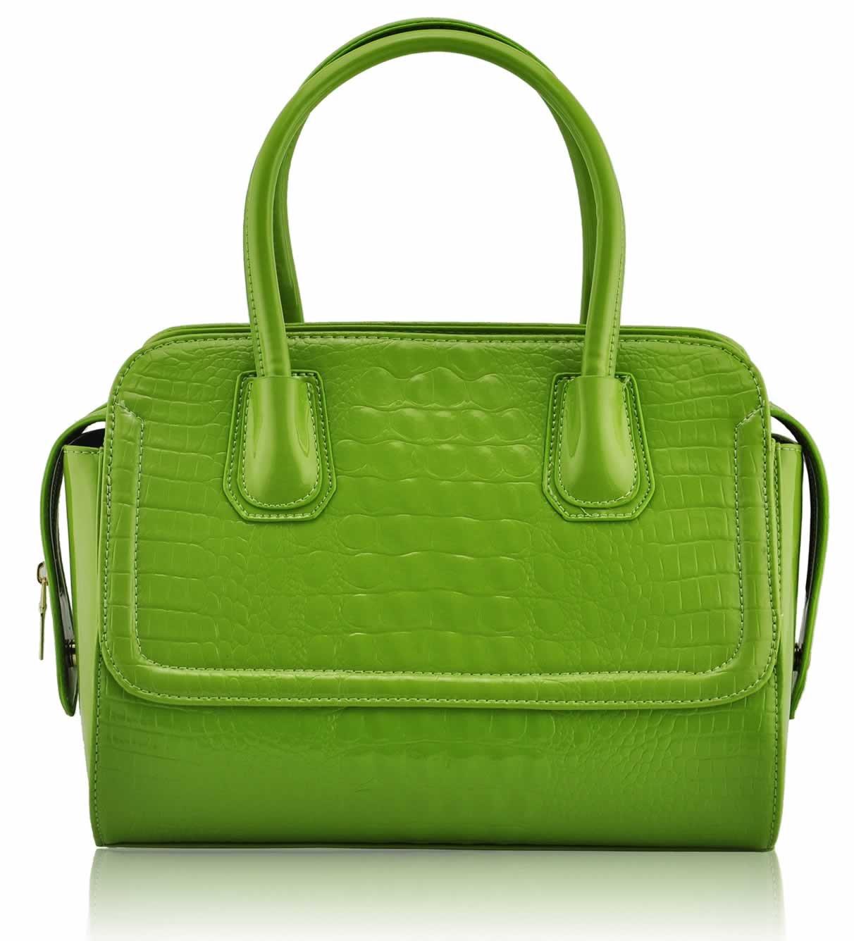 Wholesale Green Mock Tote Bag