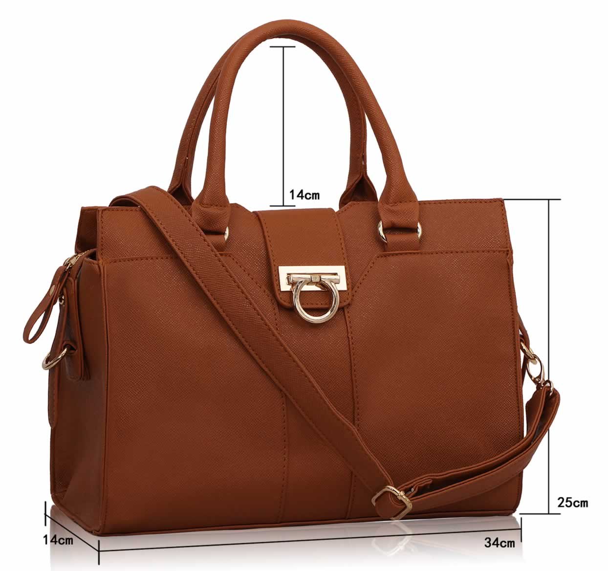 Wholesale Brown FashionTote Handbag