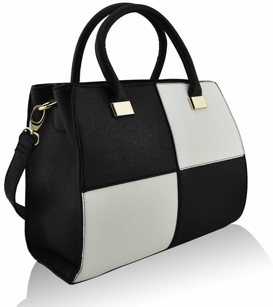 Prada Black And White Checkered Handbag | Paul Smith
