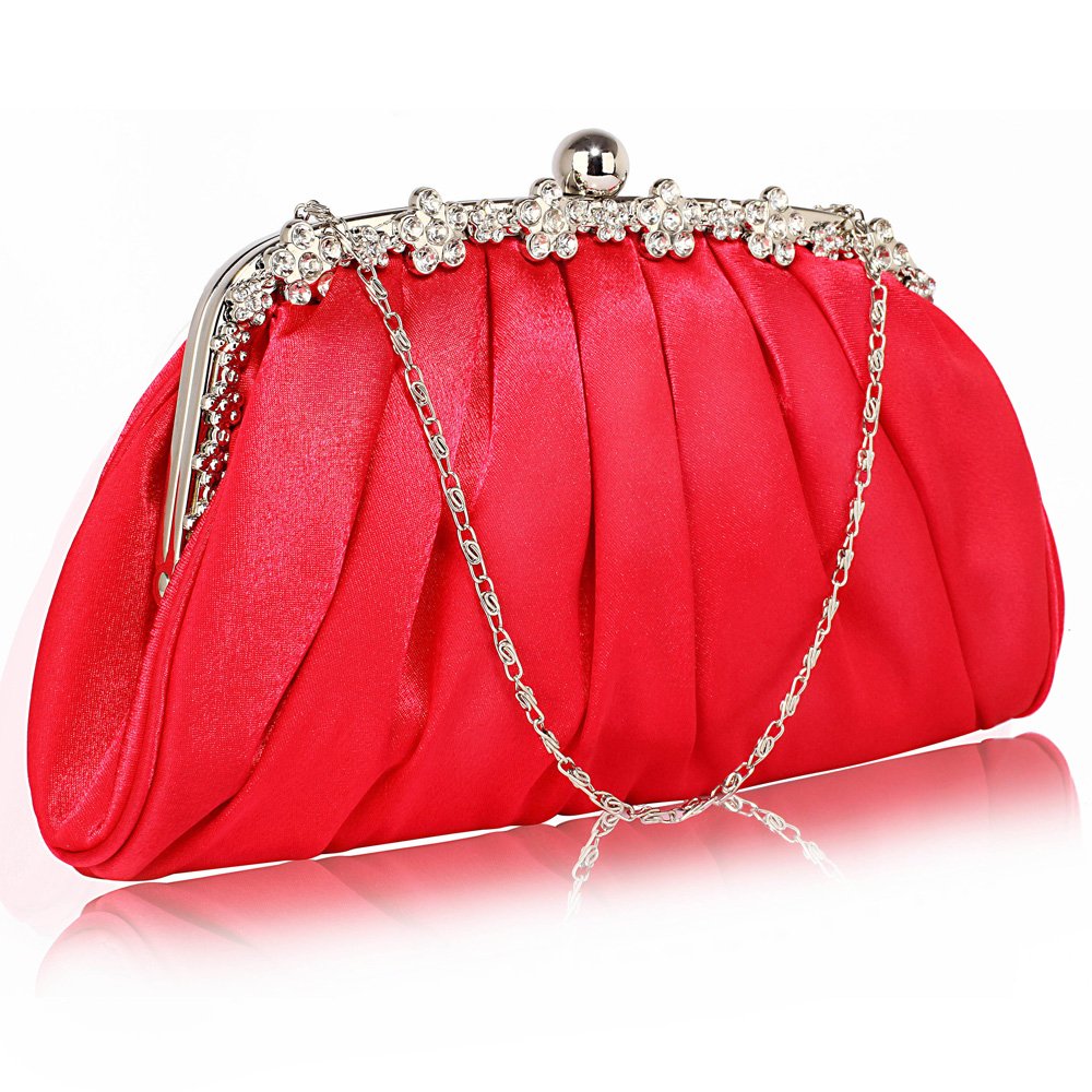 Red sparkly clutch online