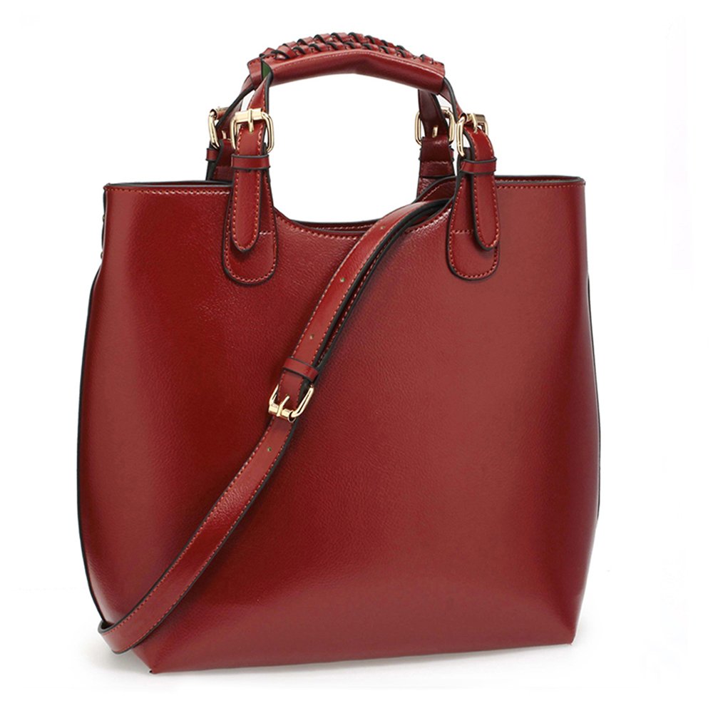 wholesale bags uk Wholesale Ladies Fashion Tote Handbag In Brown AG00267