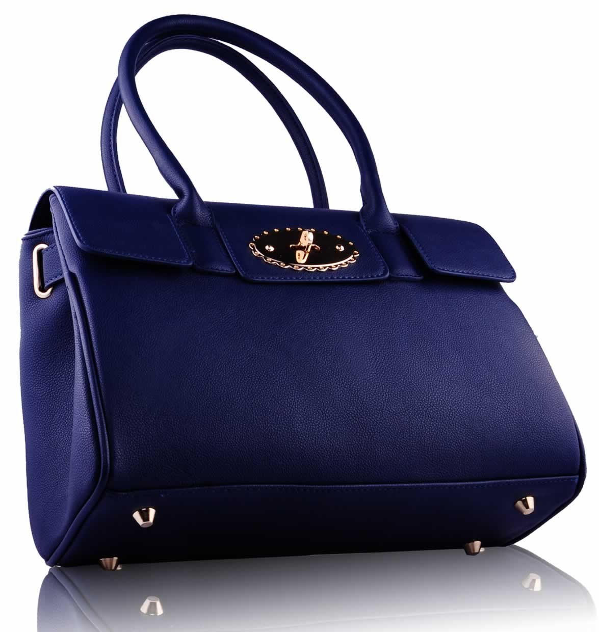 Navy Blue Designer Handbags For Salesman | semashow.com