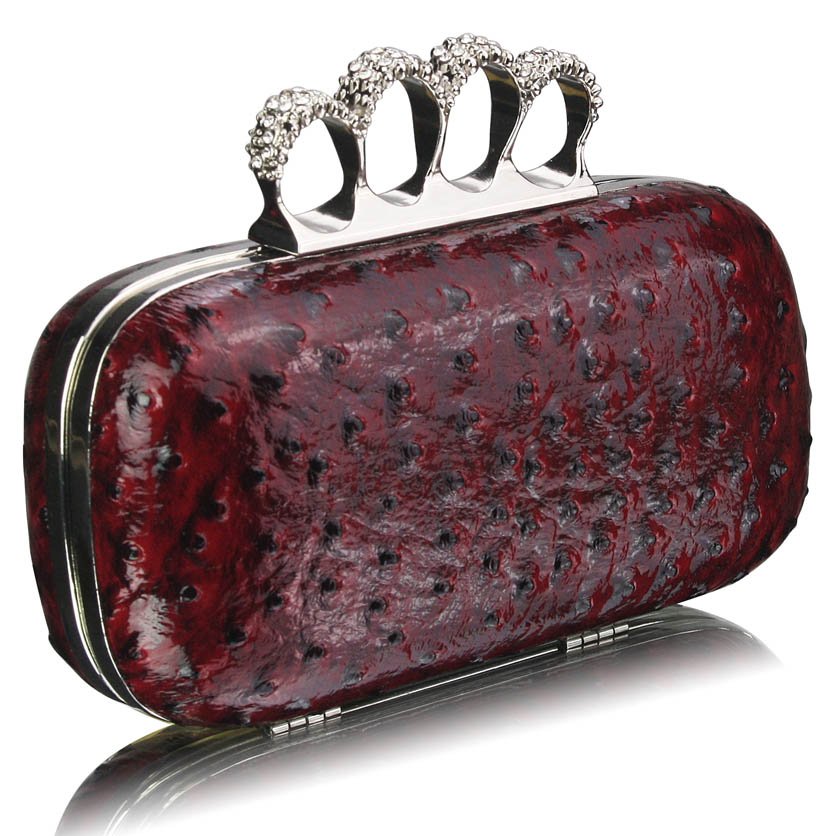 burgundy clutch bag uk