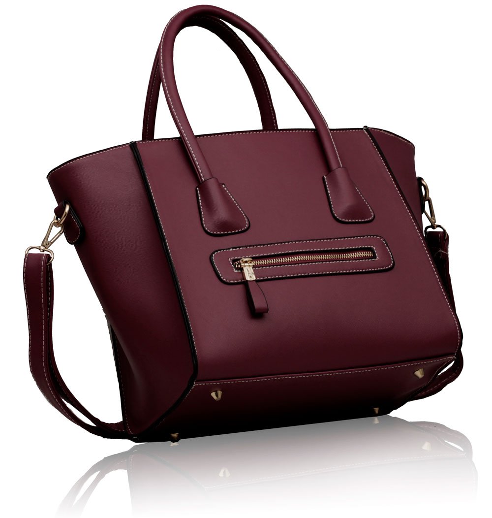 bright purple bag