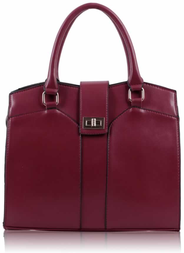 Wholesale Burgundy FashionTote Handbag