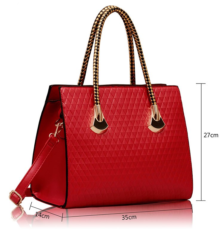 Wholesale LS00113 Red Shoulder Handbag