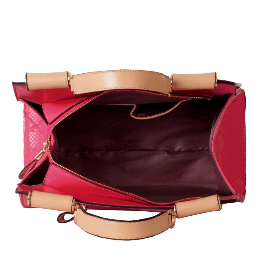 Wholesale Pink Vintage Style Fashion Tote Handbag
