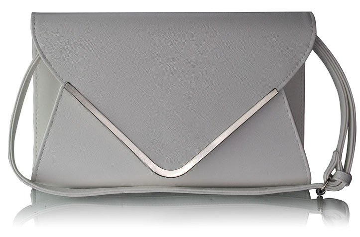 Wholesale White Large Flap Clutch purse