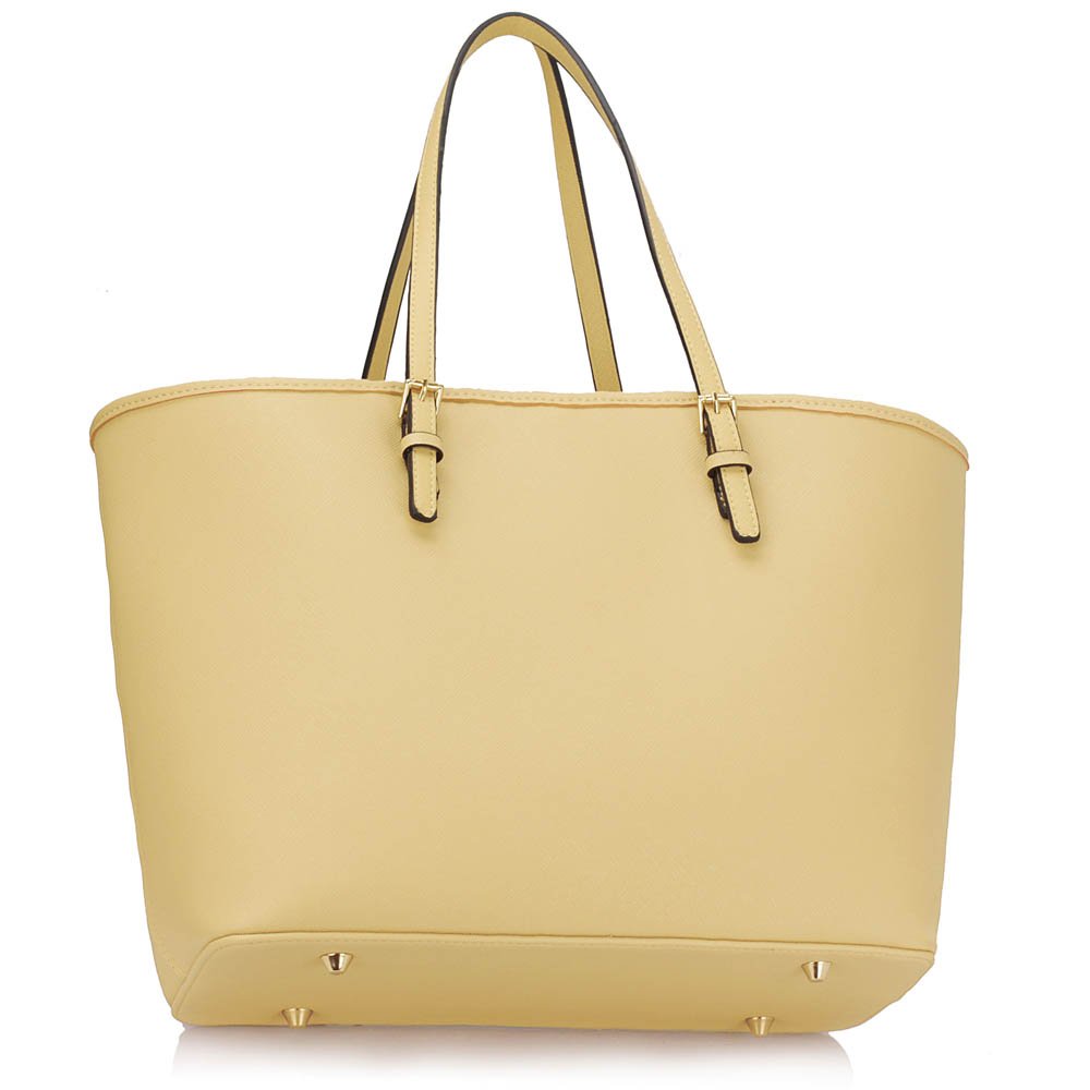 beige work tote
