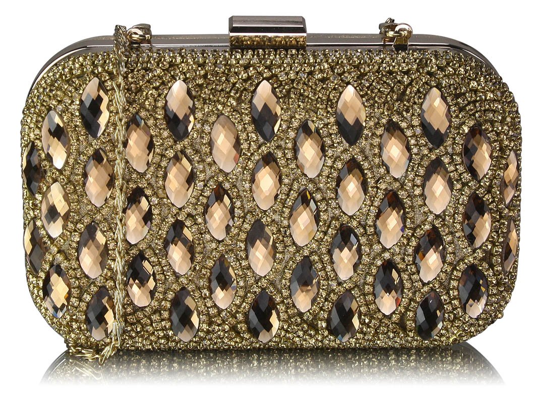 Wholesale Sparkly Crystal Evening Clutch Bag