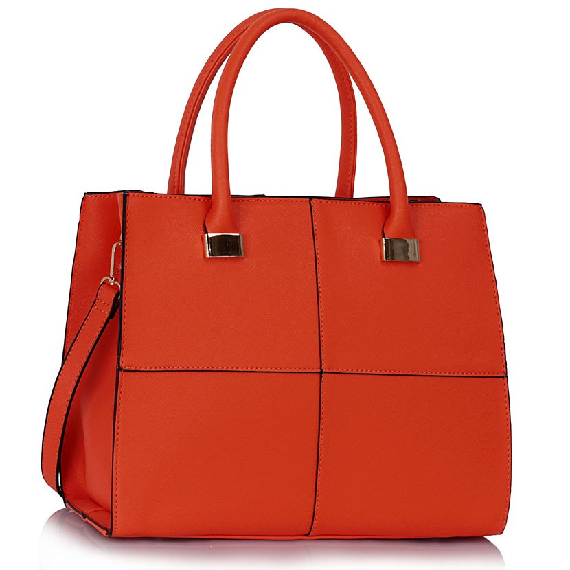 mini orange handbag
