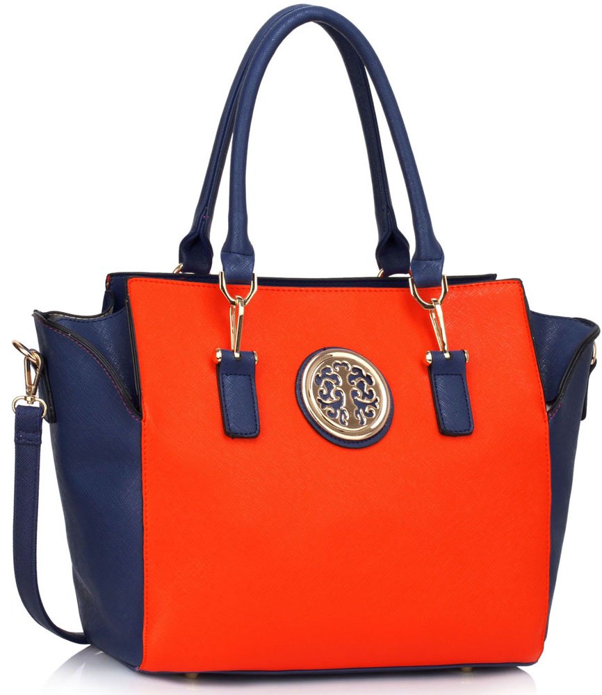 Wholesale Blue / Orange Tote Bag