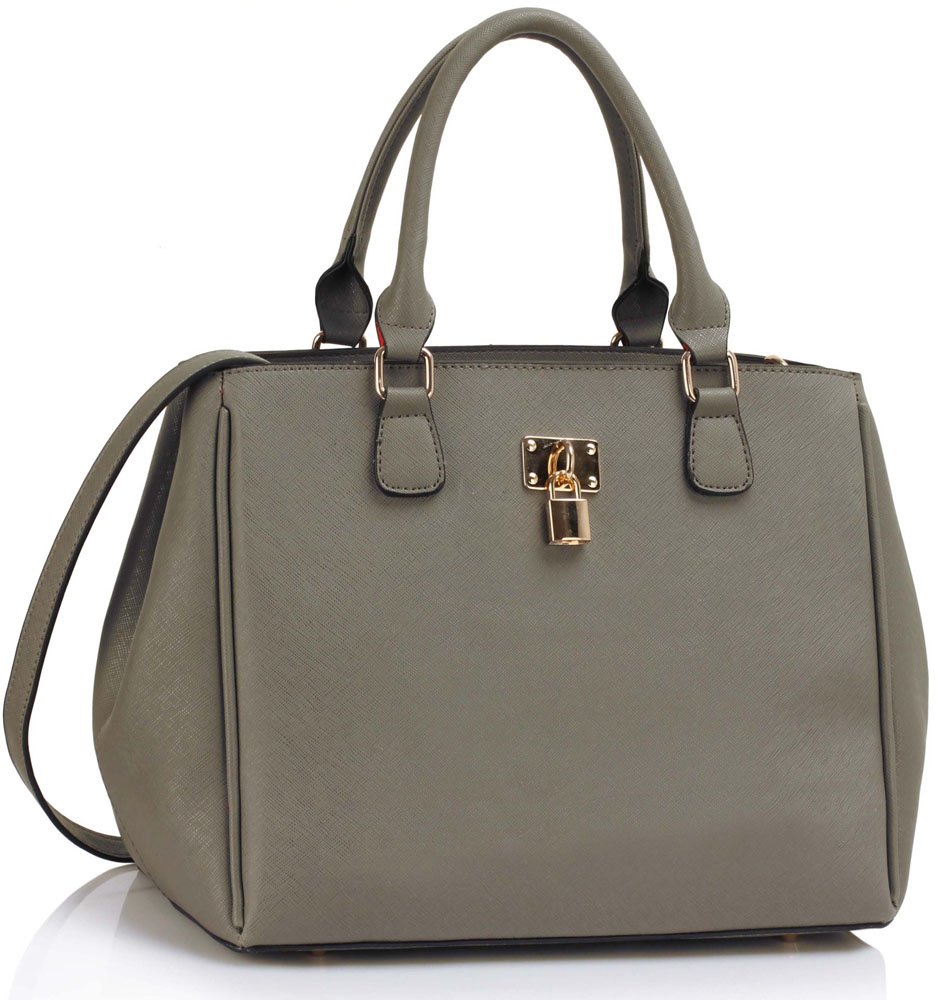 Wholesale & B2B Grey Padlock Tote Handbag Supplier & Manufacturer