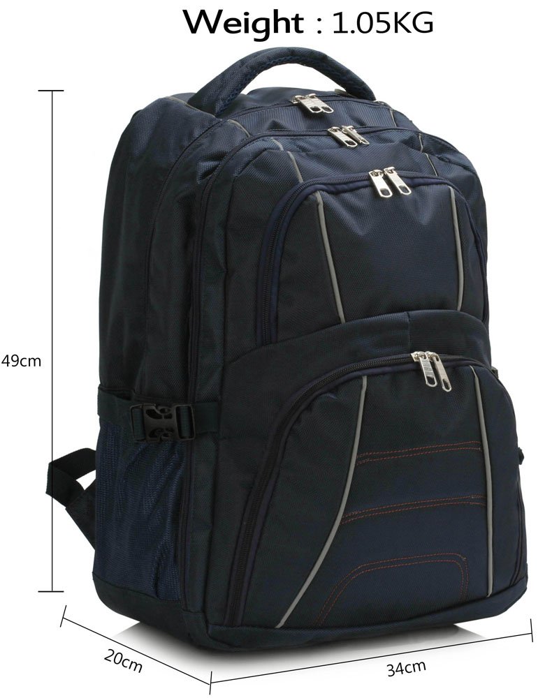 mens navy rucksack