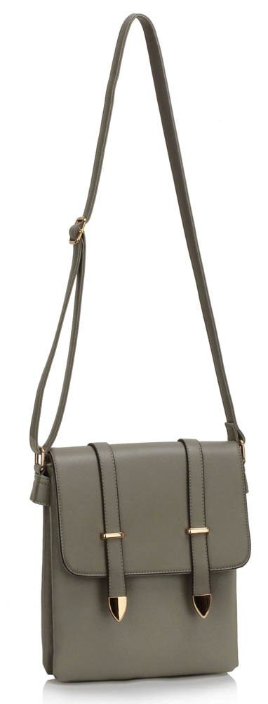 small grey cross body bag