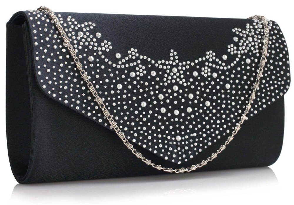 Wholesale & B2B Navy Diamante Flap Clutch purse Supplier & Manufacturer