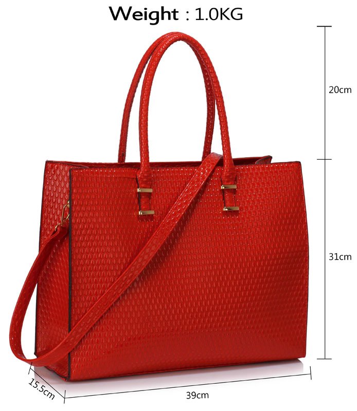 Wholesale Red Fashion Tote Handbag